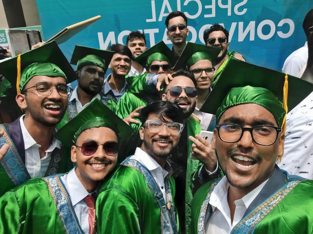 Convocation Photo with Friends